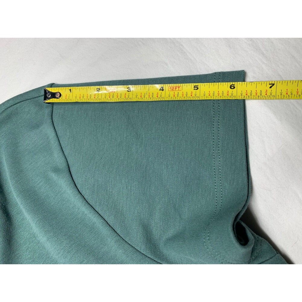 J. Crew Factory Essential Crewneck Short Sleeve Tee Shirt Sz L Earthy Green NWT - Picture 5 of 8